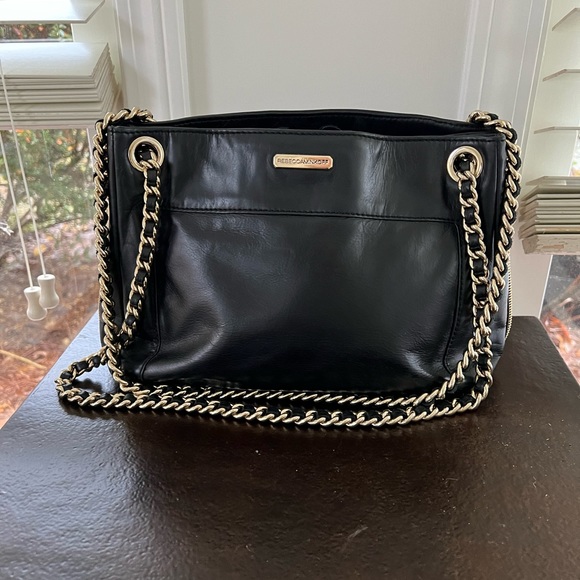 Rebecca Minkoff black handbag. Perfect Condition - Picture 1 of 14